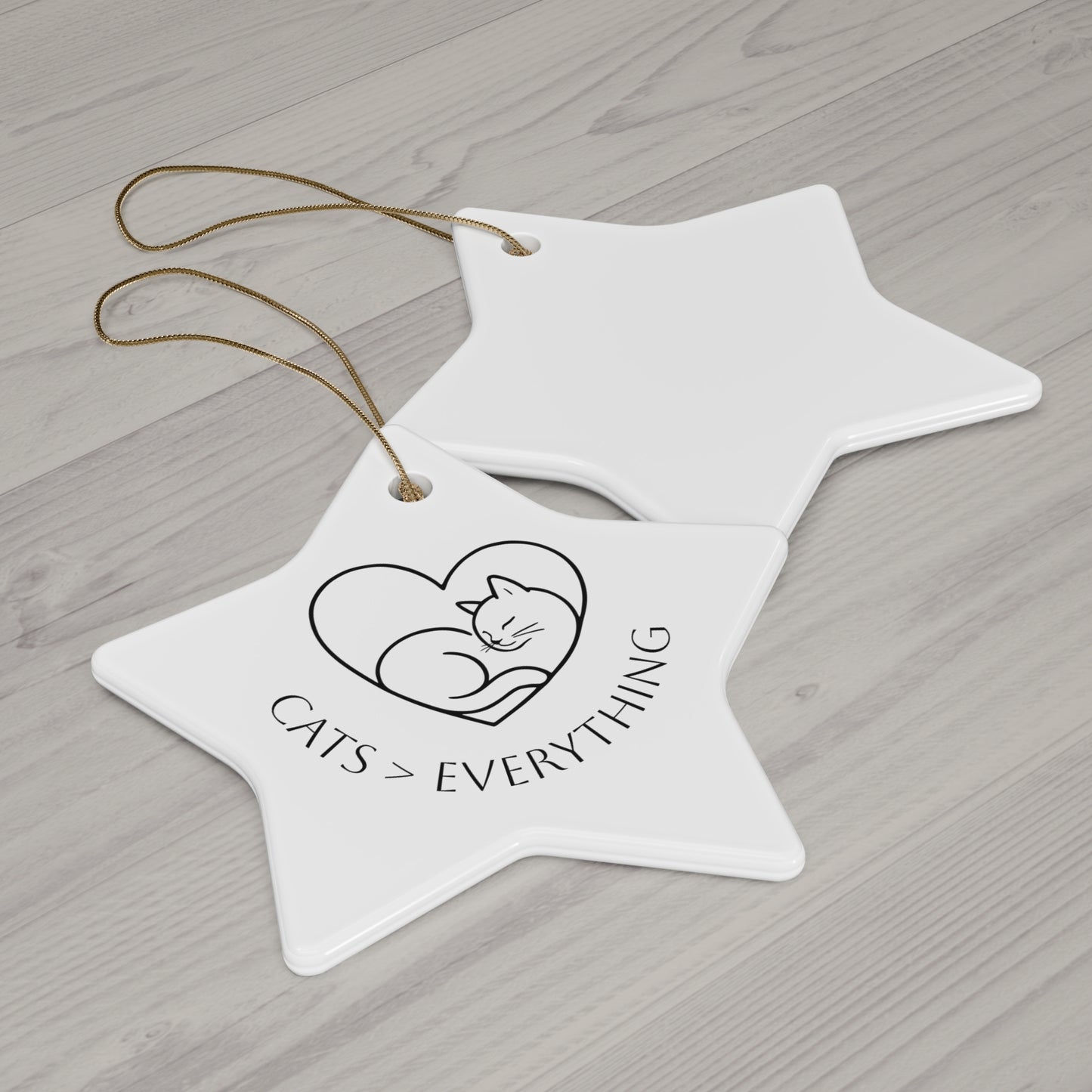 Cats > Everything Ceramic Ornament